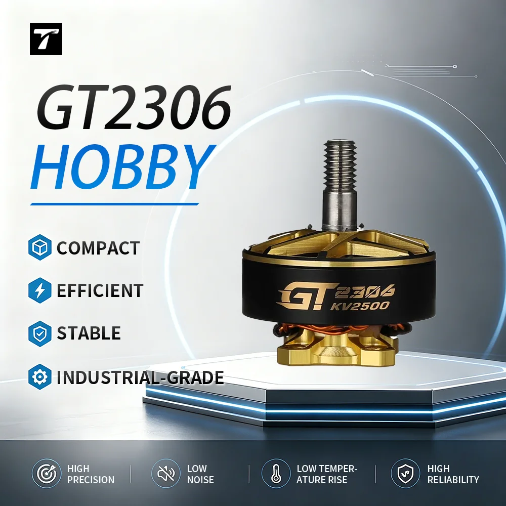 T-Motor HOBBY GT2306 KV2000 4-6S KV2200 3-6S KV2500 3-4S Brushless Outrunner Motor Powerful RC Motor for UAV RC Plane For Drone