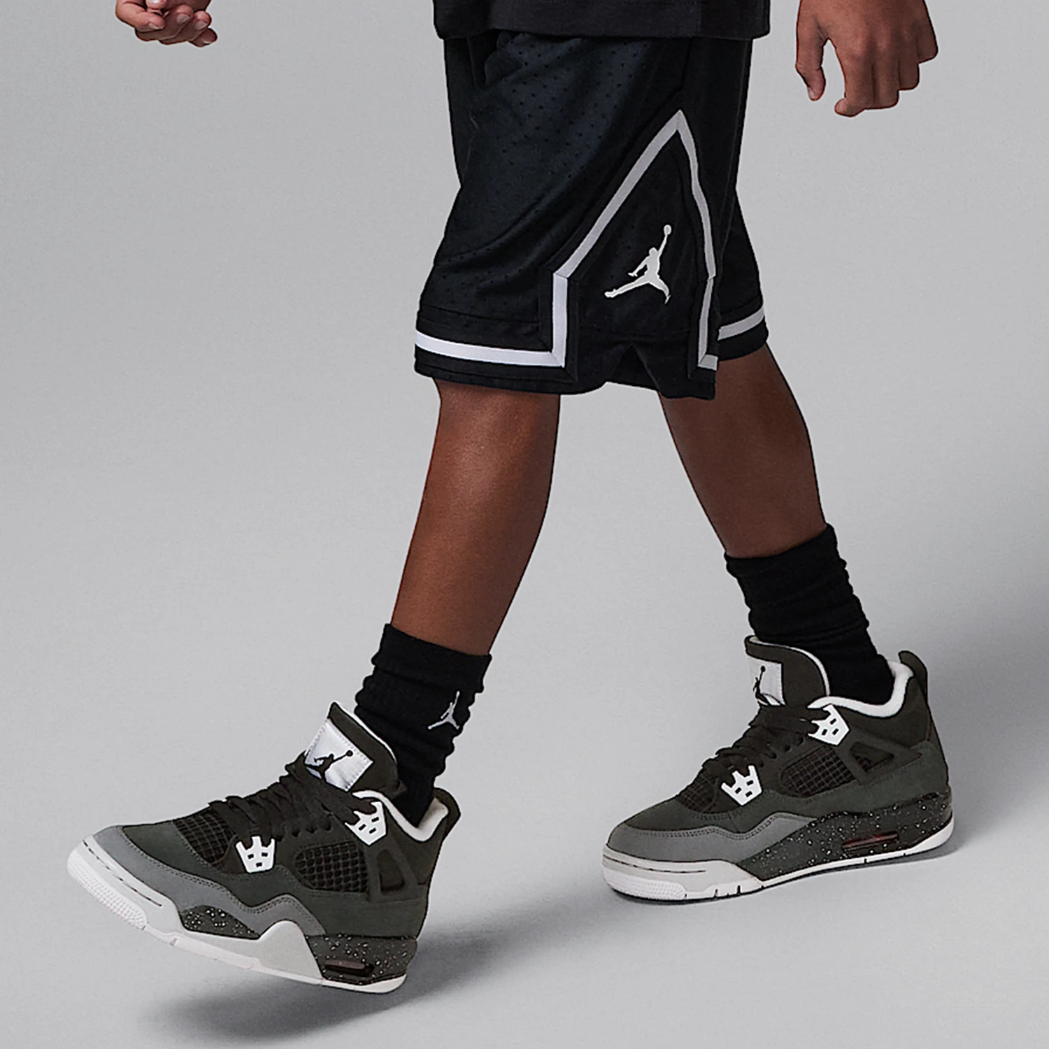 Nike Original Air Jordan 4GS Damen große Kinder stoßdämpfende Sportschuhe FQ8213-002