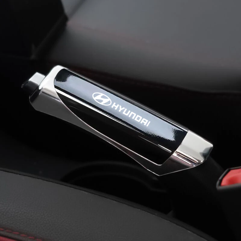 Auto Handbremse Abdeckung Carbon Faser Handbremse Grip Abdeckung Für Hyundai I10 I20 I30 I40 IX20 IX35 Tucson Solaris Accent Azera Elantra Image