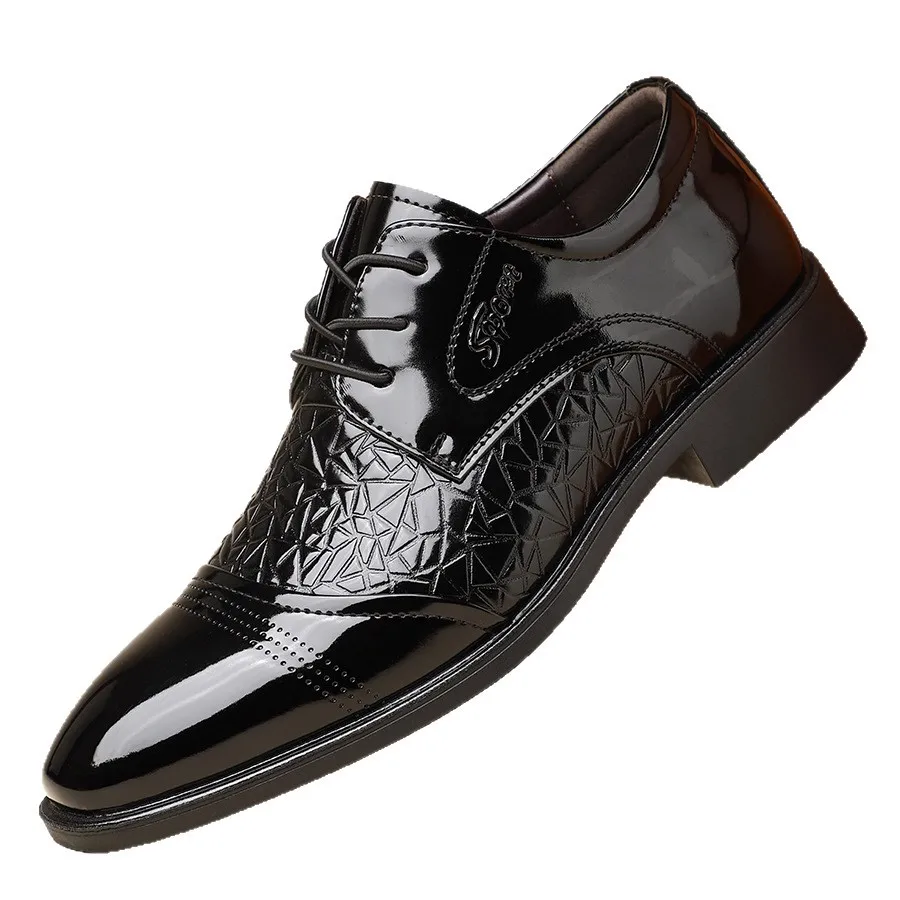 Große Größe Mode Kleid Schuhe für Männer Weiche Sohle Frühling Herbst Neue Designer Leder Schuhe Männlichen Business Casual Hochzeit Schuh Mann