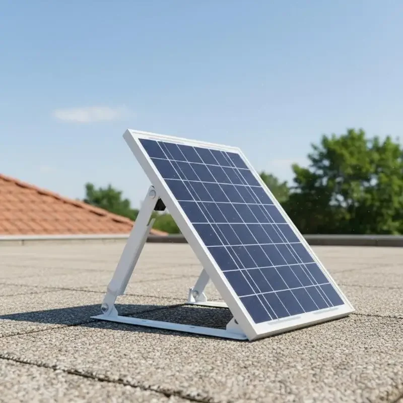 Die verstellbare 45-Grad-Solarpanel-Montagehalterung verdichtet den faltbaren Photovoltaik-Panel-Halter und verbessert die D2RD Image