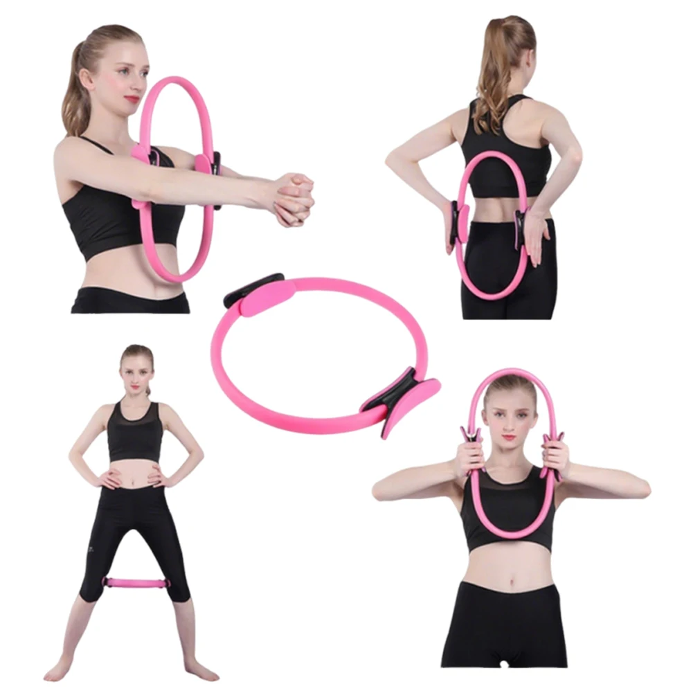 Pilates-Ring Fitness-Ring Tragbare Yoga-Ringe Fitness-Kreis Flexibles Widerstandsübungsgerät für Oberschenkel, Bauch und Beine