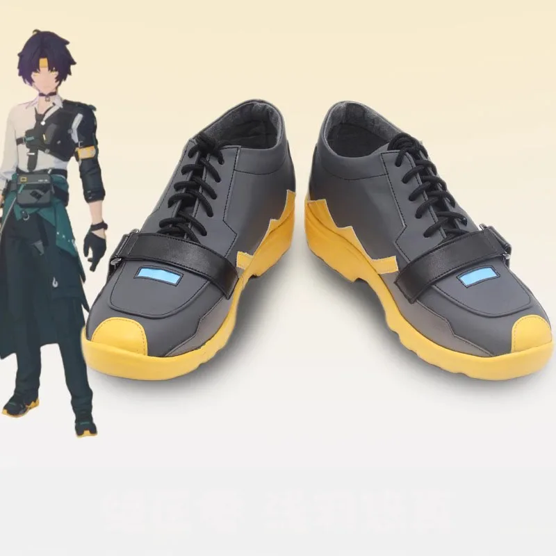 Zenless Zone Null Asaba Harumasa Cosplay Schuhe PU Leder Schuhe Halloween Karneval Stiefel Spiel Cosplay Requisiten Nach Maß