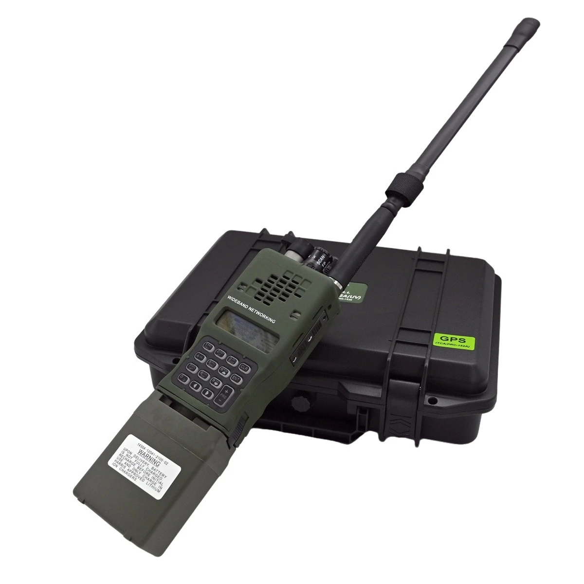 PRC-152A Taktisches Funkgerät VHF UHF 15 W, große Reichweite, optionales GPS-Aluminium, festes tragbares drahtloses Gegensprechanlage Image