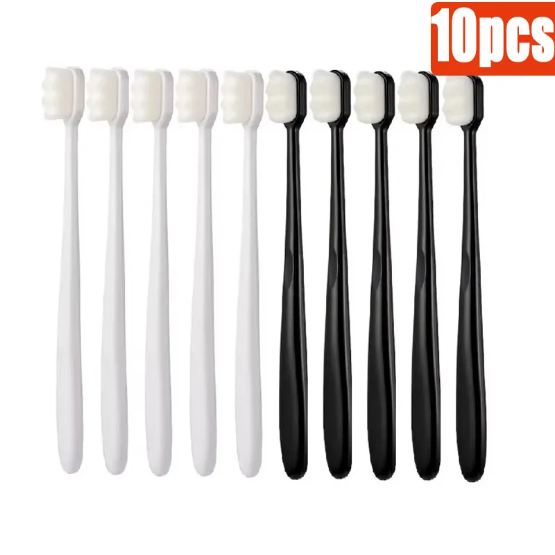 1/5/10 Stück feine, weiche Borsten, umweltfreundliche Zahnbürste, tragbare Reisezahnbürste, verpackte weiche Zahnbürste, Hygienepflege Image