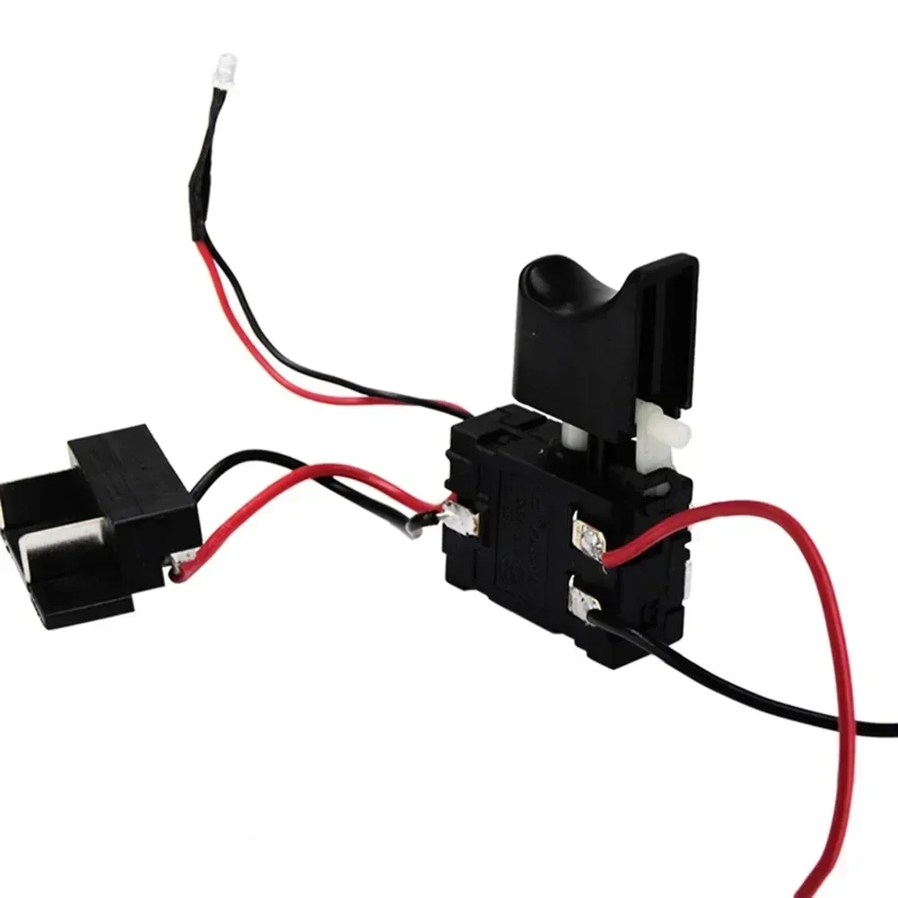DC 12/14,4/18 V 12 A Lithium-Batterie Akku-bohrschrauber Geschwindigkeit Control Trigger Schalter Licht Geschwindigkeit Control Trigger Schalter Push Button Image