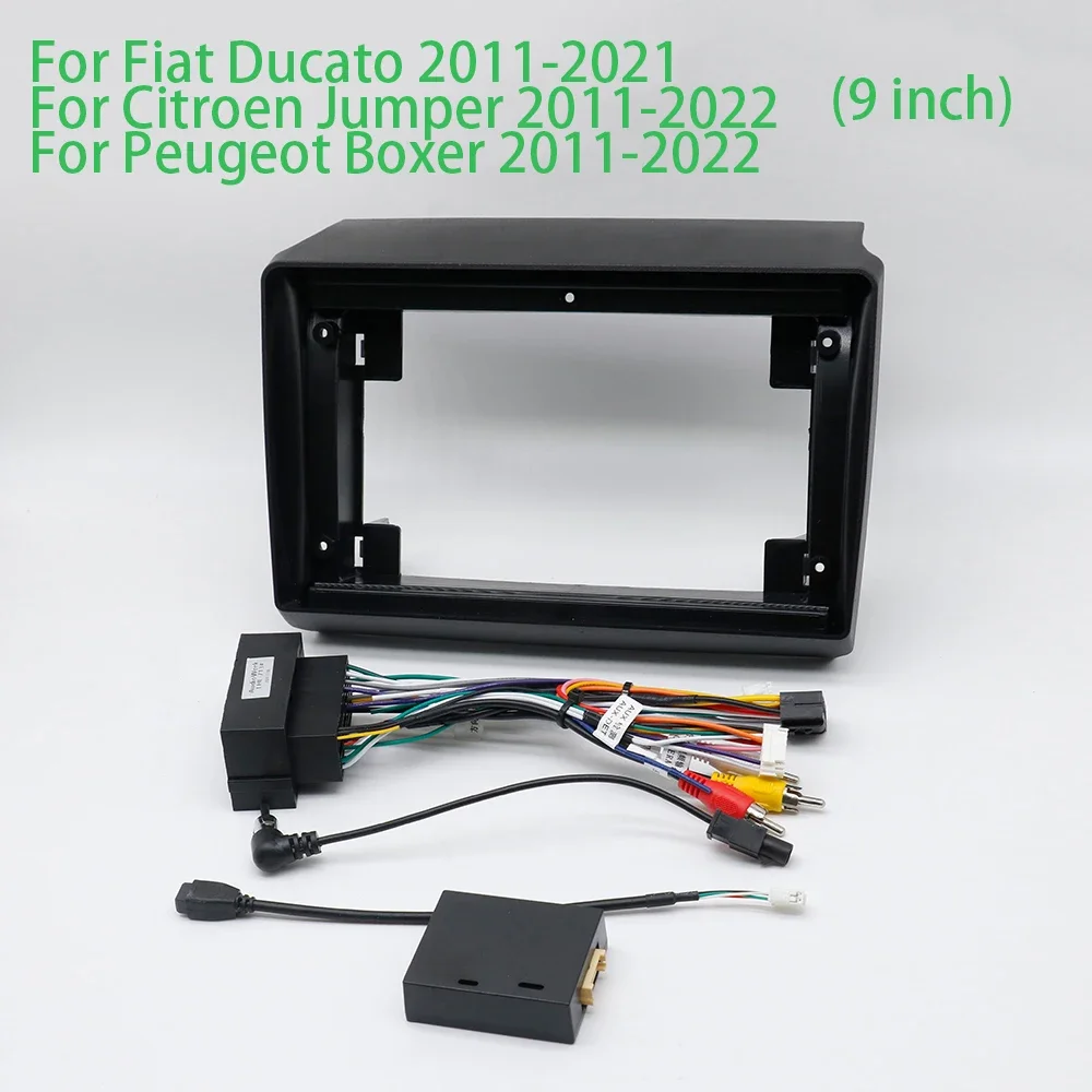 9 Zoll Adapter Canbus Dash Fitting Panel Autoradio DVD-Player Faszien rahmen für Fiat Ducato Citroen Jumper Peugeot Boxer 2011