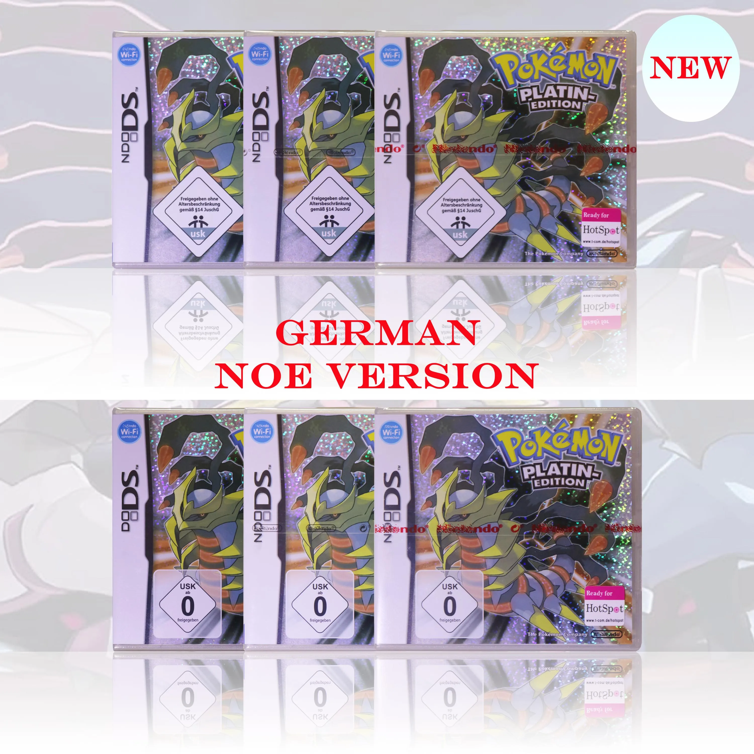 NOE Version Pokémon Platin-Edition Neu Versiegelte Verpackung DS Videospielkarte Mit Box und Handbüchern Für DS 2DS 3DS Konsole Image