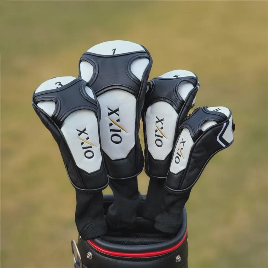 XXIO MP1000 1+3+5+UT Copritesta in legno Copritesta in pelle per mazze da golf, copritesta per mazze da golf, coperture per mazze da golf, mazze da go