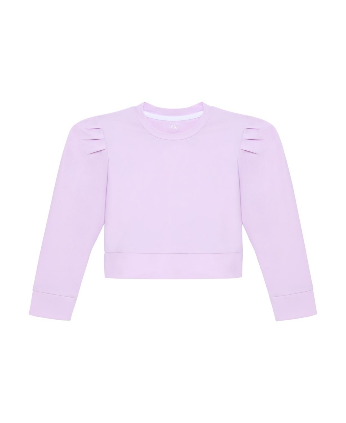 Courtside Kids Girls' Ruffle Pullover Sweatshirt - Little Kid, Big Kid - Lavender