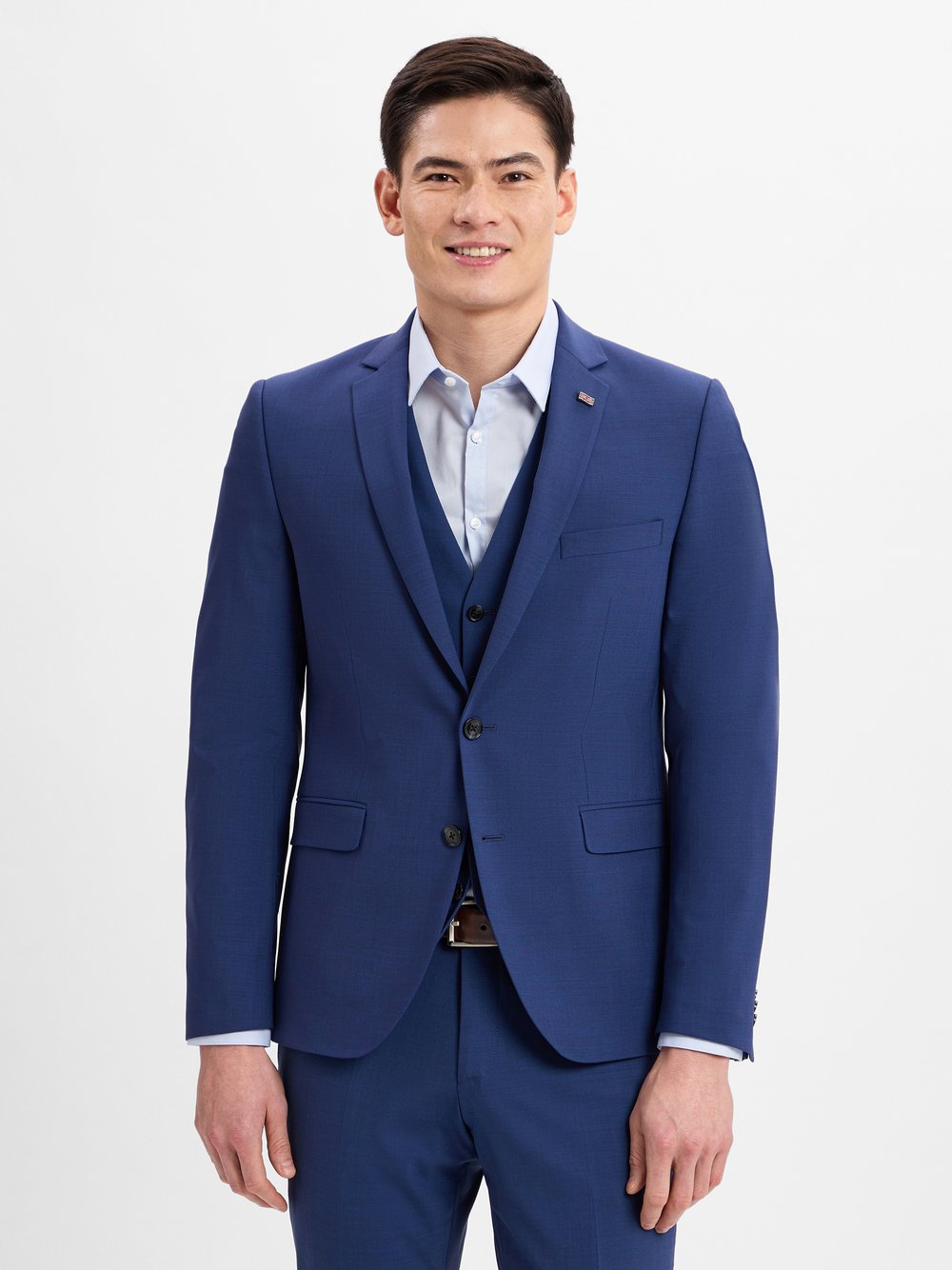 Finshley & Harding London Baukasten-Sakko Herren Slim Fit indigo, 23 Image