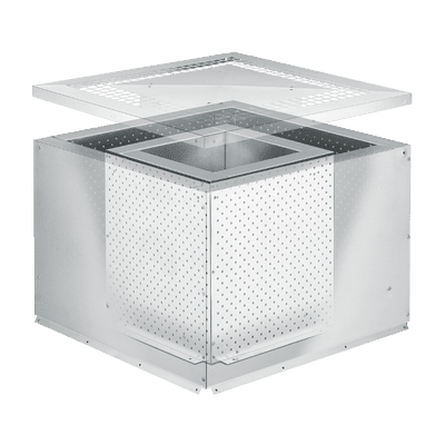 Helios HSDV 355 Haubenschalldämpfer - mit vertikalem Luftaustritt - 07480 - LB16935 Image