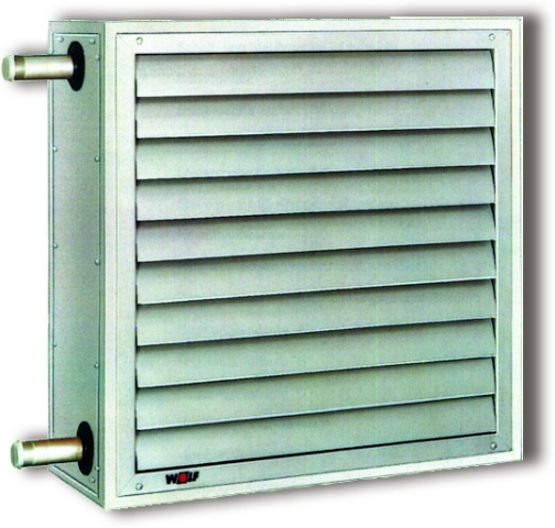 Wolf Luftheizer LH 40 Typ 3 - 400V Wärmetauscher Stahl-verzinkt - 6523571 - LB37576 Image