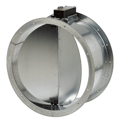 Helios RVM 500 - Rohr-Verschlußklappe motorbetätigt - 02582 - LB15634 Image