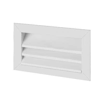 Helios WSG 30/15 Wetterschutzgitter - rechteckig Aluminium eloxiert - 00108 - LB14835 Image