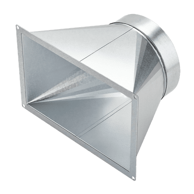 Helios KWL-ÜS 2000 D Übergangsstück - sym. f. KWL2000D von Rechteck auf DN 400 - 04208 - LB16017 Image