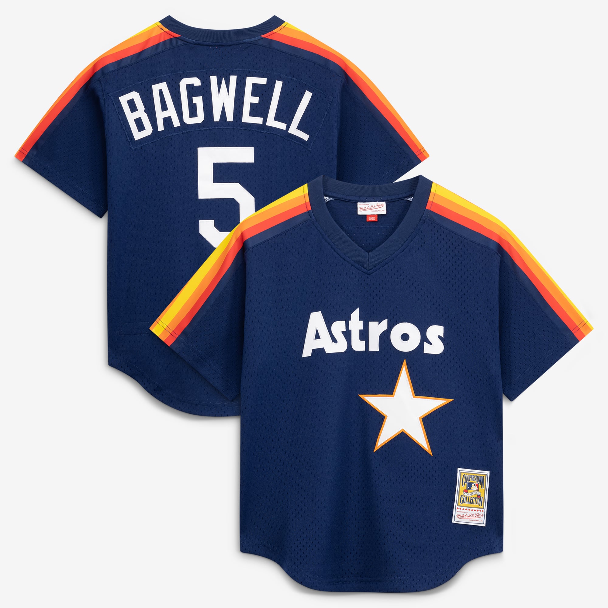 Mitchell & Ness Jeff Bagwell Navy Houston Astros Authentic Batting Practice Jersey für Herren