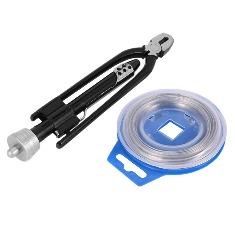 6 Zoll Sicherheits draht Twist ing Twister Seitens ch neiden Lockwire Zange mit 25 Fuß Edelstahl draht Image