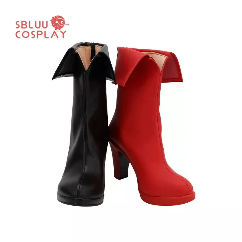 SBluuCosplay Weibliche Clown Joker Cosplay Schuhe Frauen Schuhe Nach Maß Stiefel