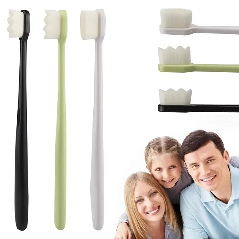 3/5/10Pcs Zahnbürste Millionen Nano Borsten Ultrafeine Erwachsene Zahnbürste Zähne Tiefen Reinigung Dental Mundpflege pinsel Tragbare Reise Image