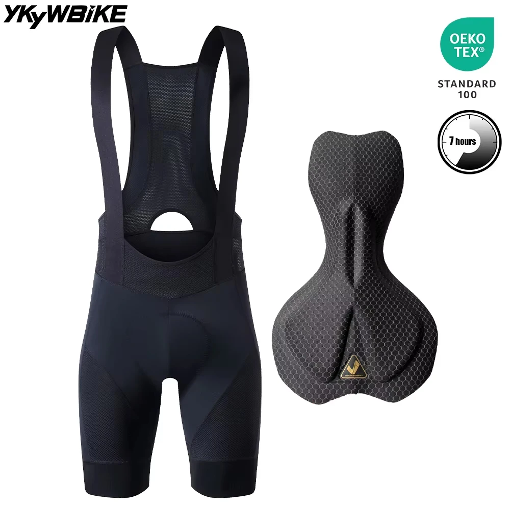 YKYWBIKE, short de cyclisme pour hommes, idéal pour 7 heures de pédalage, short de vélo rembourré, short de cyclisme pour vélo de route, pantalon de cyclisme d