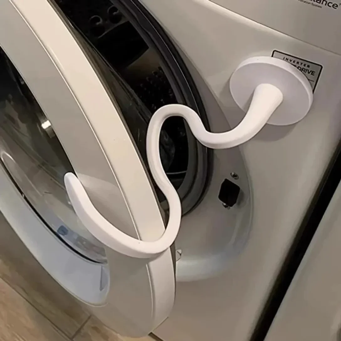 Front Washing Machine Door Strong Magnet Bracket Strong Magnetic Washing Machine Door Door Bracket Magnet Snake-Shaped Silicone