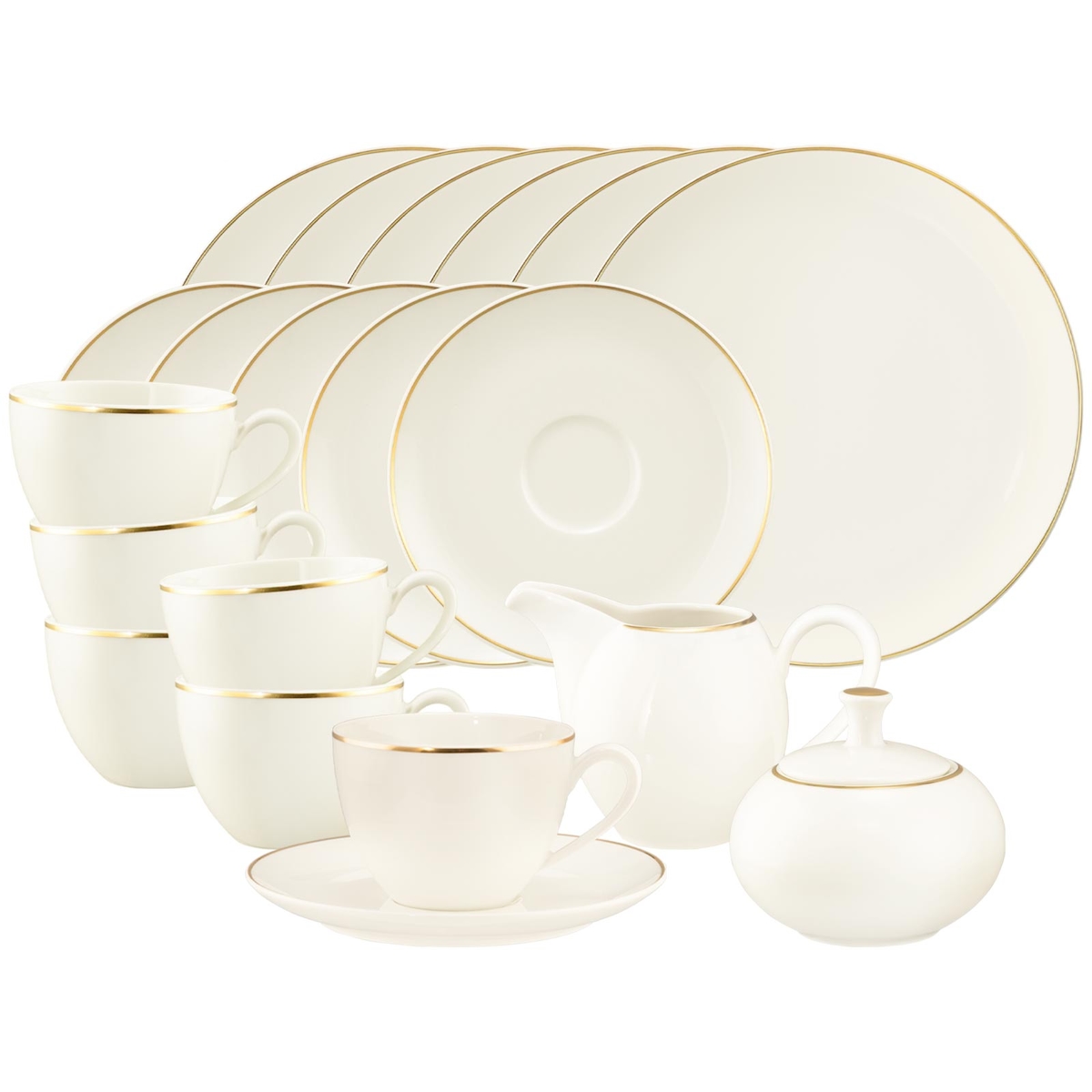 Seltmann Weiden Savona Kaffeeservice 20-teilig Goldlinie Image