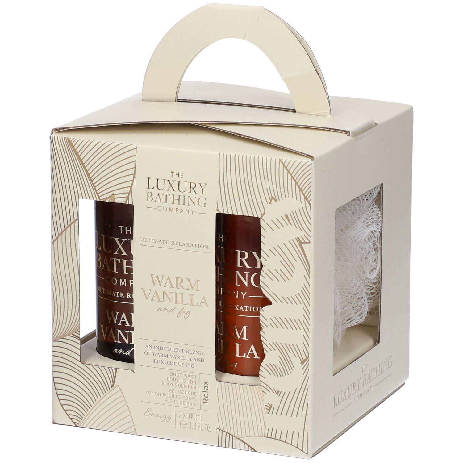 The Luxury Bathing Company Set Regalo Vaniglia Calda & Fico Bagnodocci