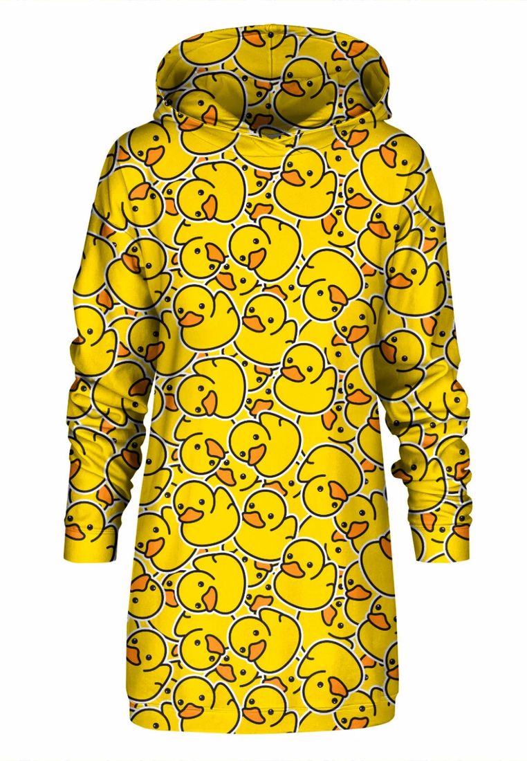 "Rubber Duck" Oversize Hoodie-Kleid S