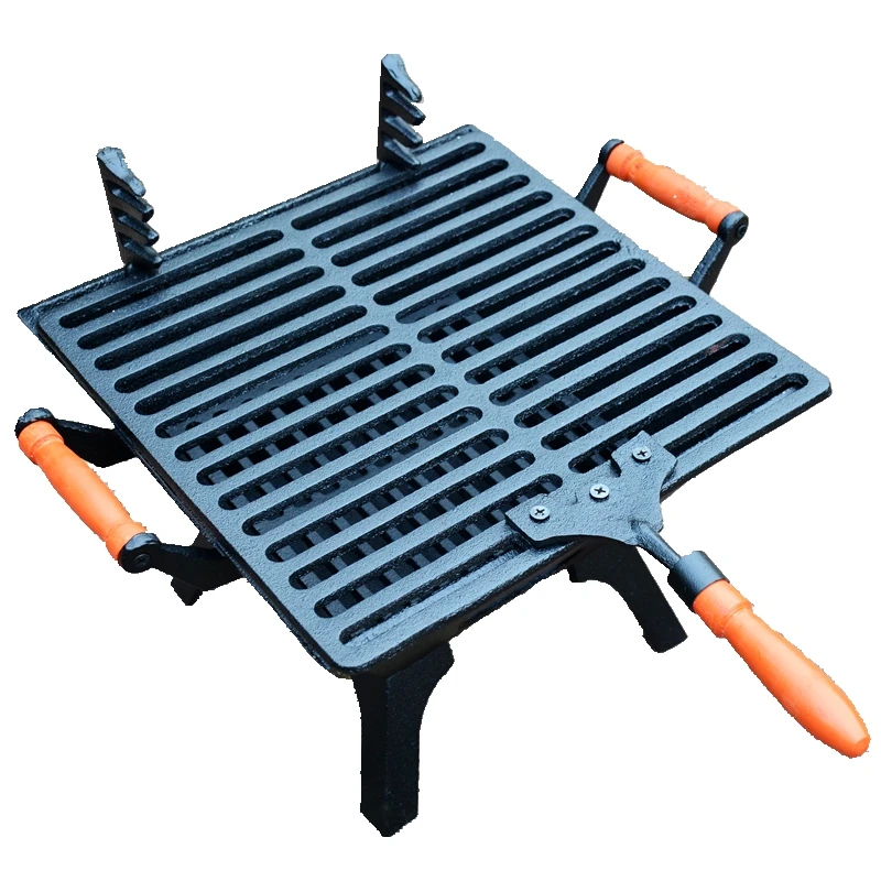 Gusseisen Haushalt Grill Herd Grill Grill Carbon Ofen Holzkohle Feuer Heizung Herd Villa Hof Image