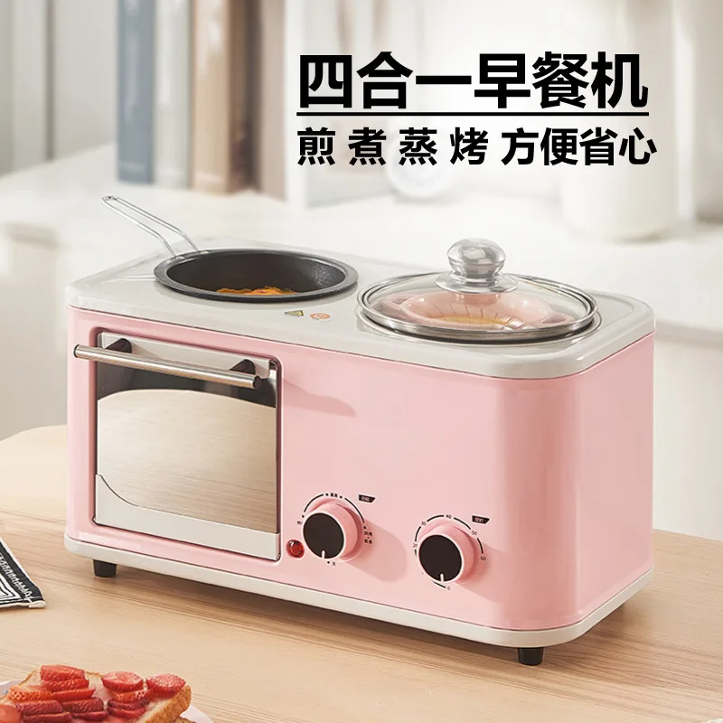 4-in-1-Frühstücksbereiter, Haushalts-Sandwichmaker, Toaster, elektrischer Ofen Image