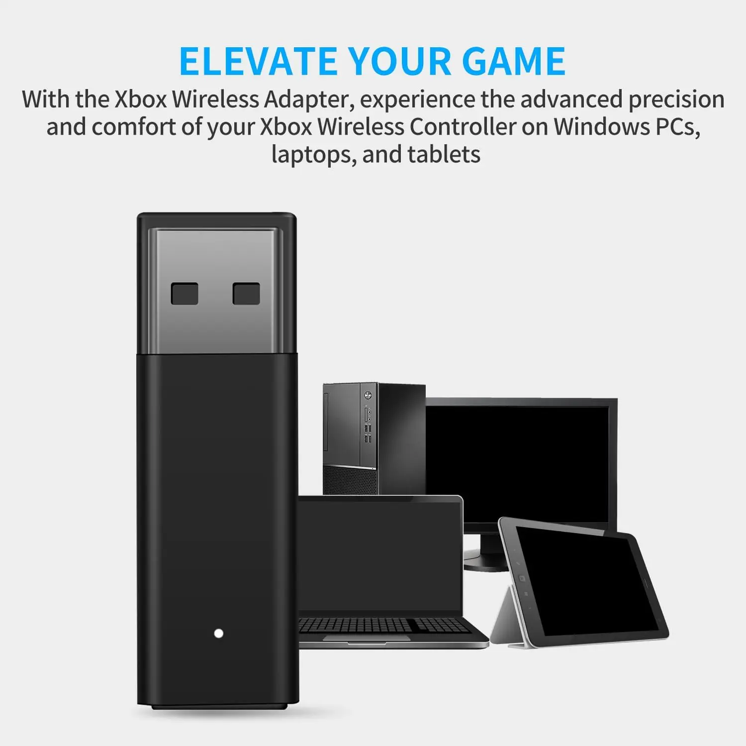 Original IC USB-Adapter für Xbox One S X Elite Windows PC Receiver 1. / 2. Generation Spielkonsole Joystick Gamepad Controller Zubehör Image