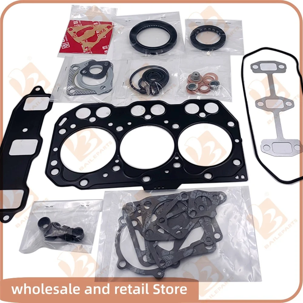 3TNE74 Kompletter Dichtungssatz für Yanmar-Dieselmotor oder Überholungs-Umbausatz für Zylinderkopfdichtungen Image