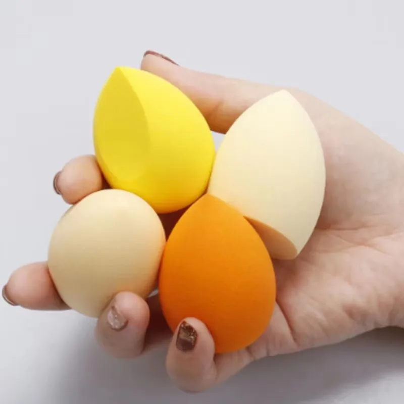 4-12 Stück Beauty Egg Make-up Blender Kosmetik-Puff Make-up-Schwamm Cushion Foundation Puder-Schwamm Beauty-Tool Make-up-Zubehör