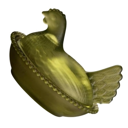 Artistic Hen on Nest Covered Bowl for Dessert Snacks Farmhouse Home Decor Accents