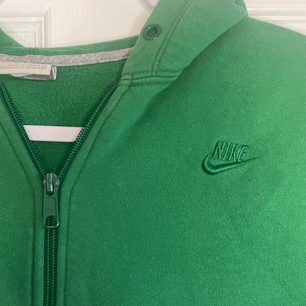 Nike Shirts & Tops | Green Nike Girls M (8-10) Sports Wear Zip Up | Color: Green | Size: Mg