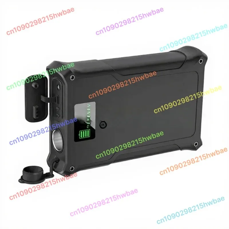 Tragbare 40000-mAh-Powerbank mit digitalem LCD-Display und Notfall-LED-Lichtpumpenkompressor zum Aufladen Image