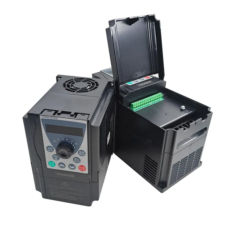 2,2kW Einphasig zu Dreiphasig 380V VFD Frequenzumrichter Motorgeschwindigkeitsregler 220V Wechselrichter Industrielle Motorsteuerung Image