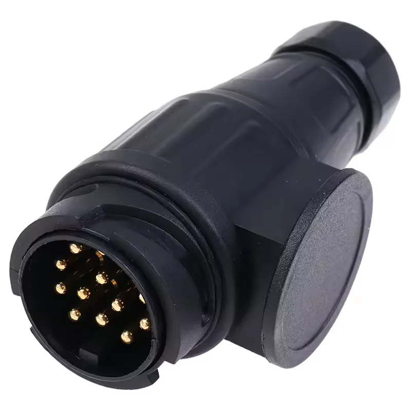 12V 13-poliger Euro-Kunststoffstecker für Wohnwagen-Anhänger, Elektrische Steckdosen Maypole MP128, Camping RV LKW Auto Anhänger-Verbindungssteckdose Image