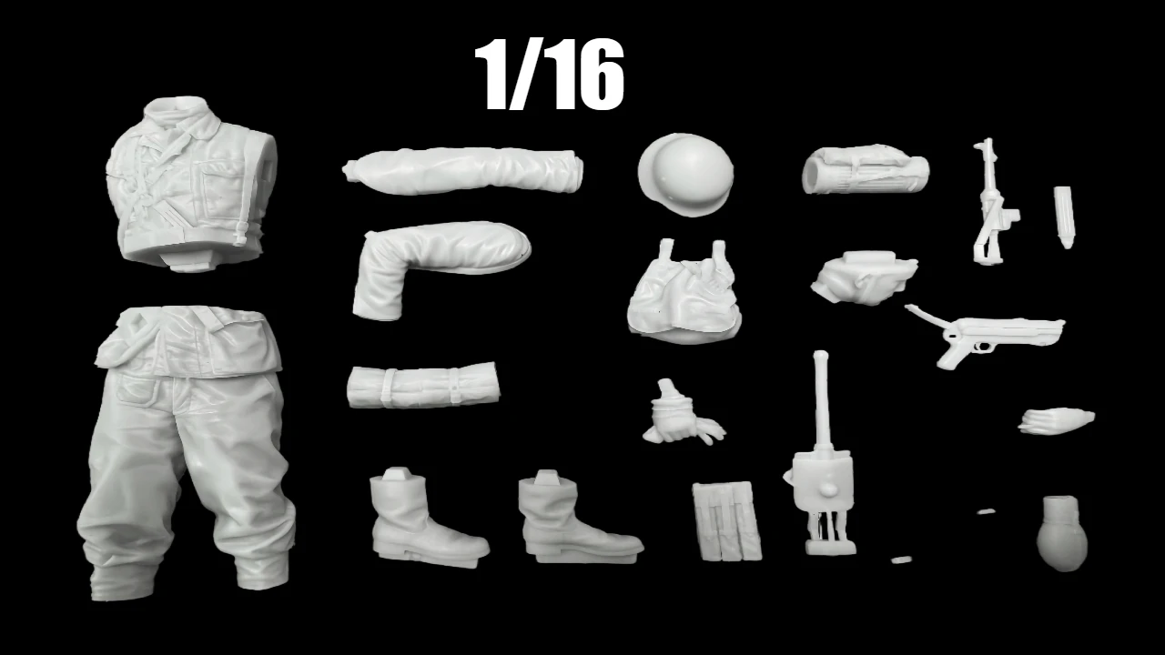 1/16 Modellbausatz aus Gießharz, GK, Resin Soldier Commander Image