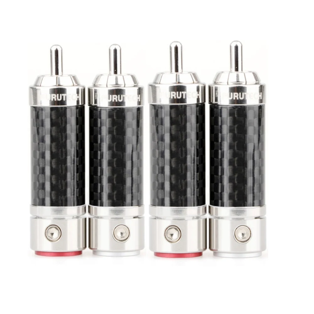 FURUTECH CF-102(R) Kohlefaser, hochwertiger RCA-Stecker, Entmagnetisierungsgriff, ohne Box Image