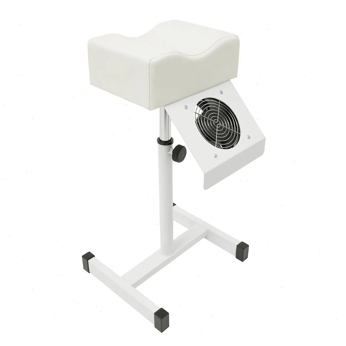 Pediküre-Hocker mit Staubabsaugung, Maniküre-Hocker Fußpflege-Stuhl, Metall-PVC-Hocker für Nagelstudio, Pediküre-Spa und Heimgebrauch Image