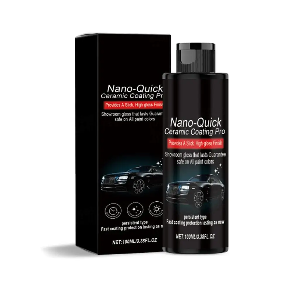 100ml Auto Nano-Keramikbeschichtung Fortschrittliche Hydrophobe Staubschutz-Glasbeschichtung für Autolackschutz Langanhaltender Glanz Image