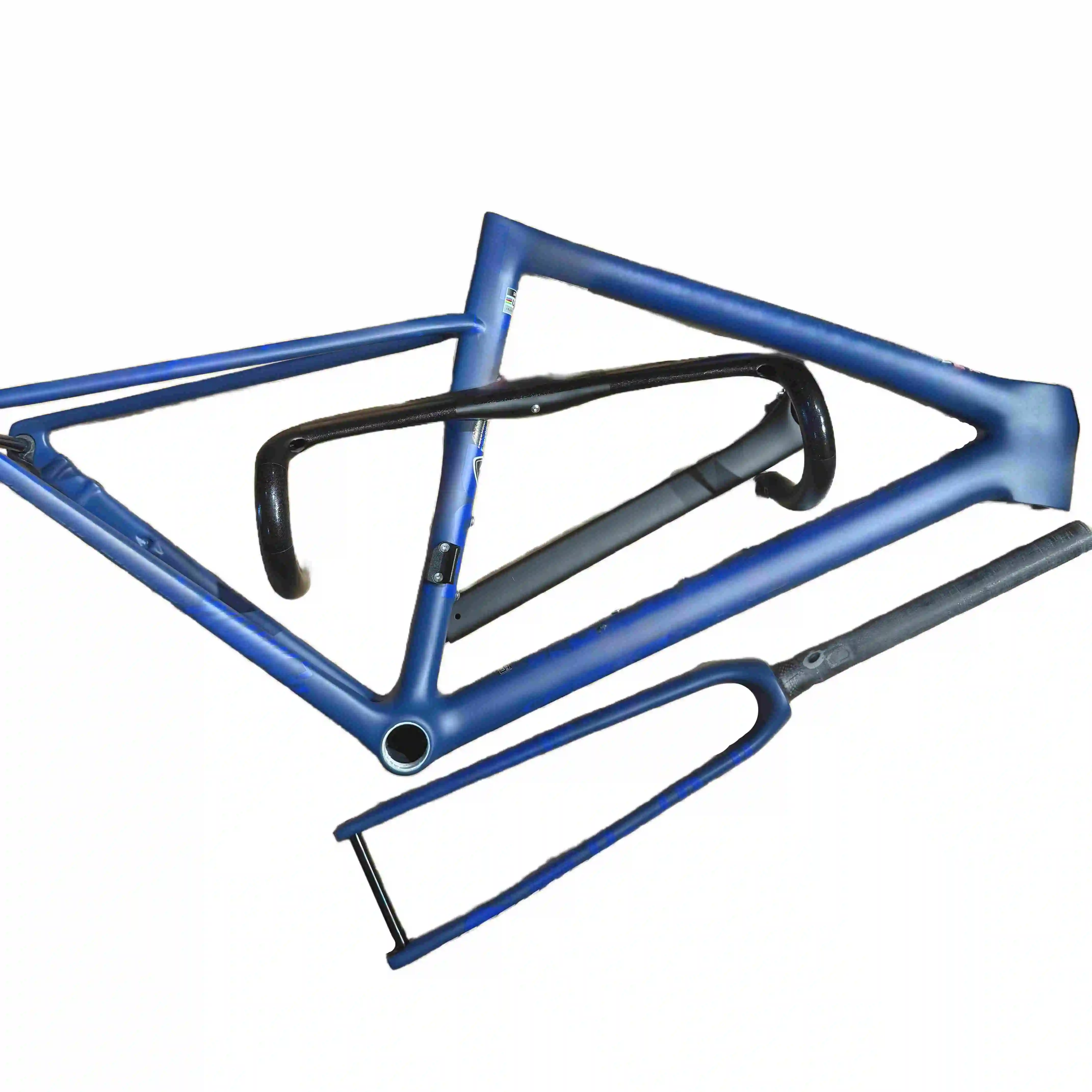 Mit Logo, verstecktem Carbonfaser-Rennradrahmen SL8, gerader Achse, 700C Scheibenbremse Image