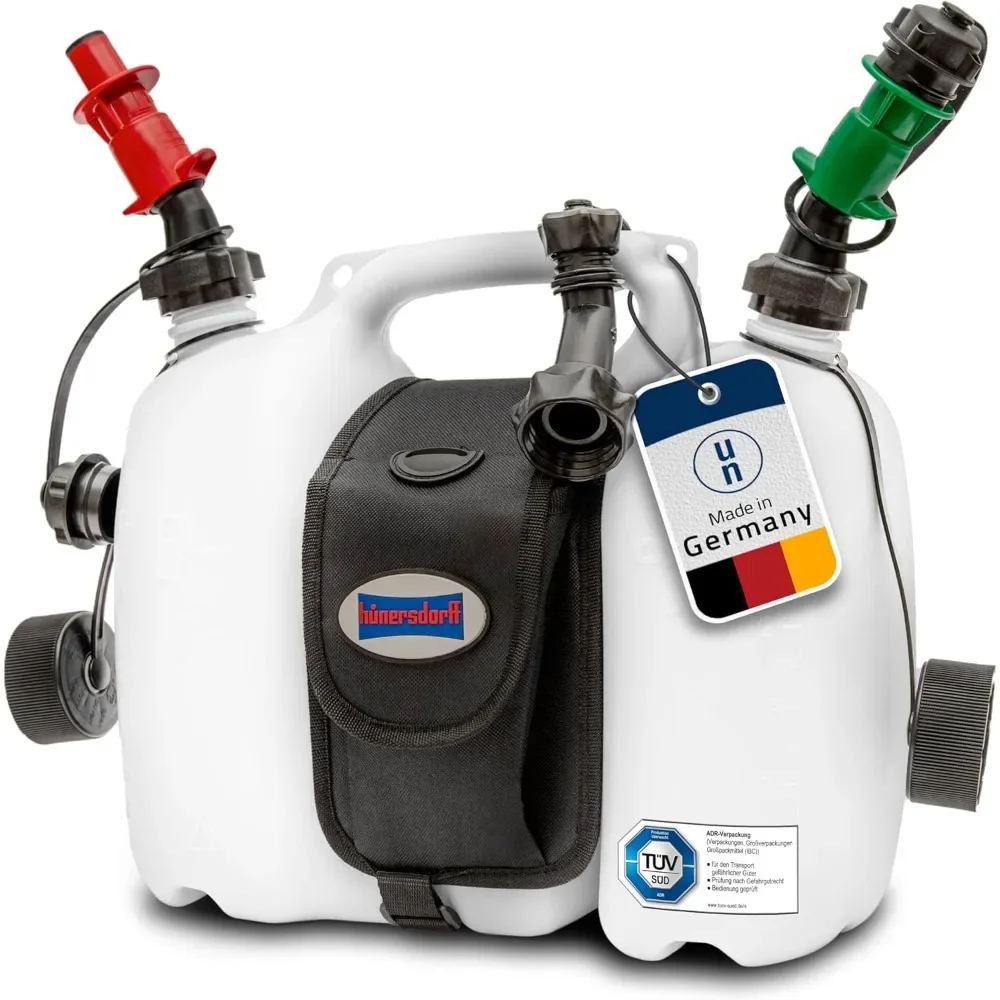 Doppelkanister 6+3 Liter mit Satteltasche UN-Zulassung für Kraftstoff und Öl Image