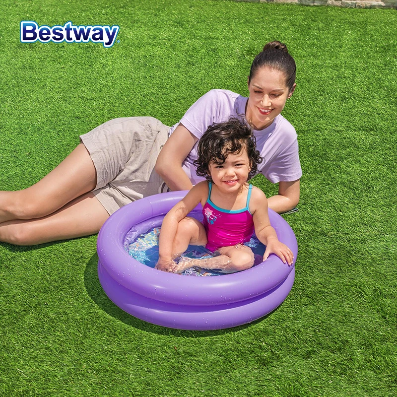 Bestway 51061 Garten-Schwimmbecken, Tragbare Badewanne, Spaß-Spielbecken, Aufblasbarer Pool für Kleine Familien Image