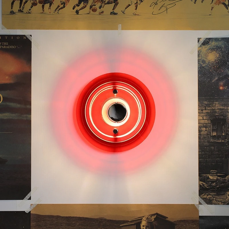 Mittelalterliche Space Age LED-Wandleuchte Bauhaus Farbe Acryl Wandleuchte Lichter für Wohnzimmer Schlafzimmer Hotelzimmer Atmosphäre Wandleuchte