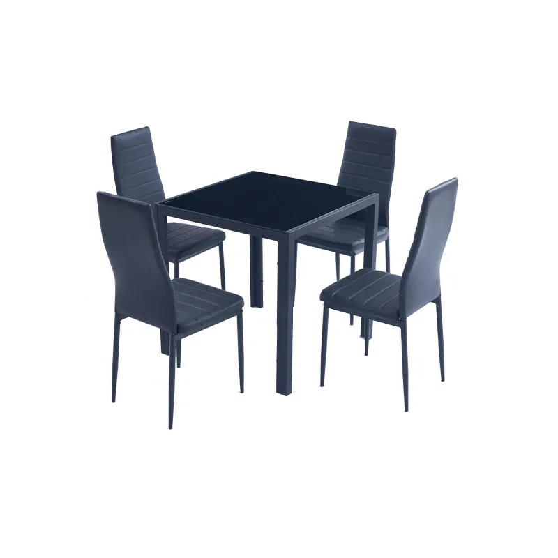 Sedie da cucina tavolo da pranzo set di vetro piccolo tavolo da pranzo set 4 sedie mobili sala da pranzo set tavolo