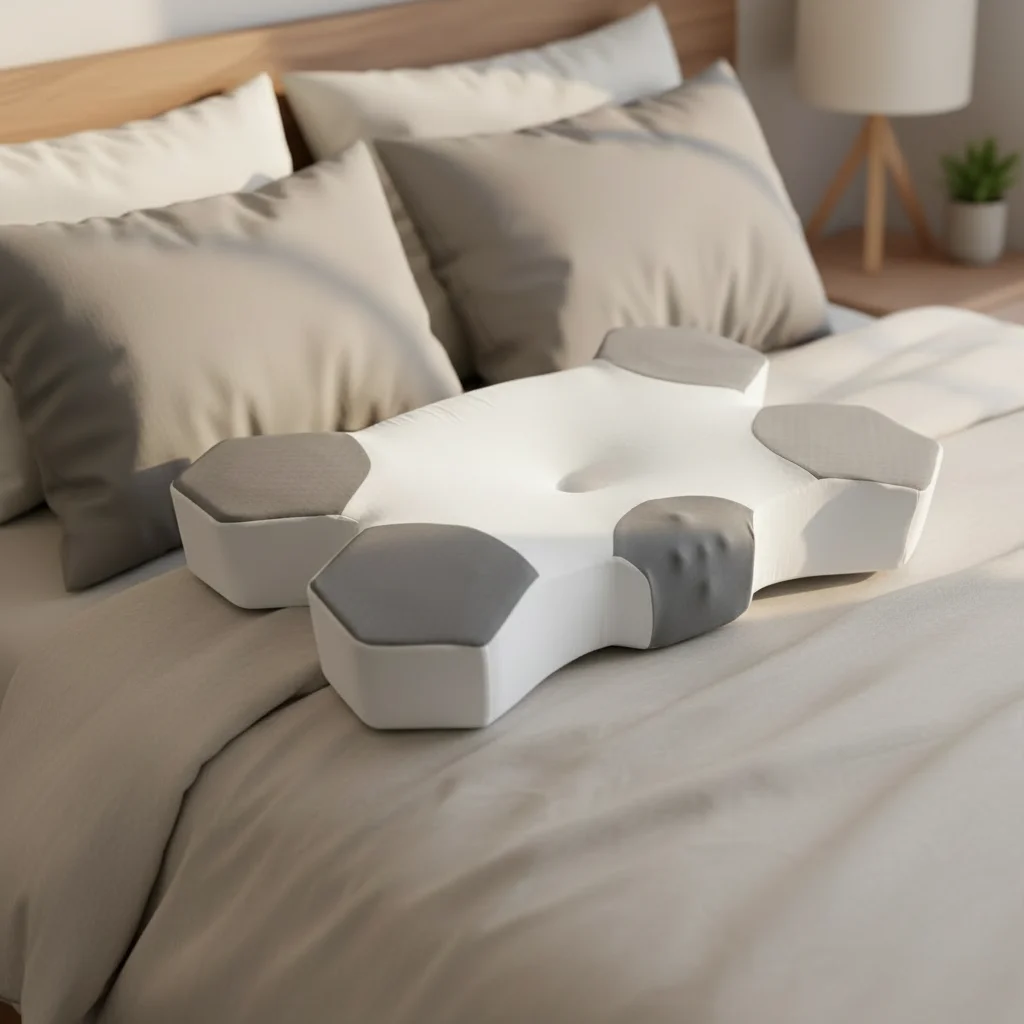 Cuscino Ergonomico in Memory Foam Rinfrescante a Forma di Farfalla per Sollievo Efficace dal Dolore Cervicale Supporto Solido per il Corpo per un Sonno Sano