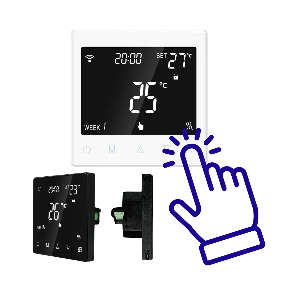 Tuya Smart Life termostato di controllo della temperatura per il termostato di riscaldamento elettrico a pavimento domestico con termostato Wifi remoto